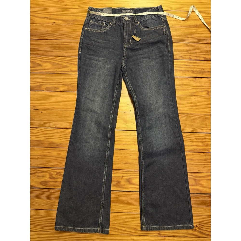 Silver Jeans Co Zane Relaxed Bootcut Jeans Boys 14 Denim Adjustable Waist‎ Youth